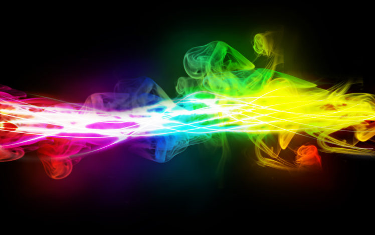 smoke, Rainbows HD Wallpaper Desktop Background