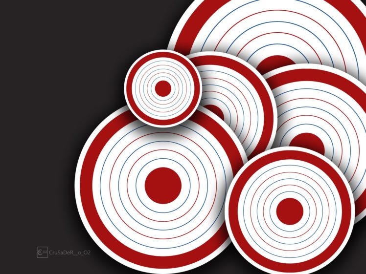 abstract, Circles, Target HD Wallpaper Desktop Background