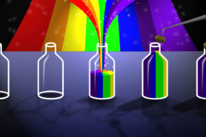 bottles, Rainbows
