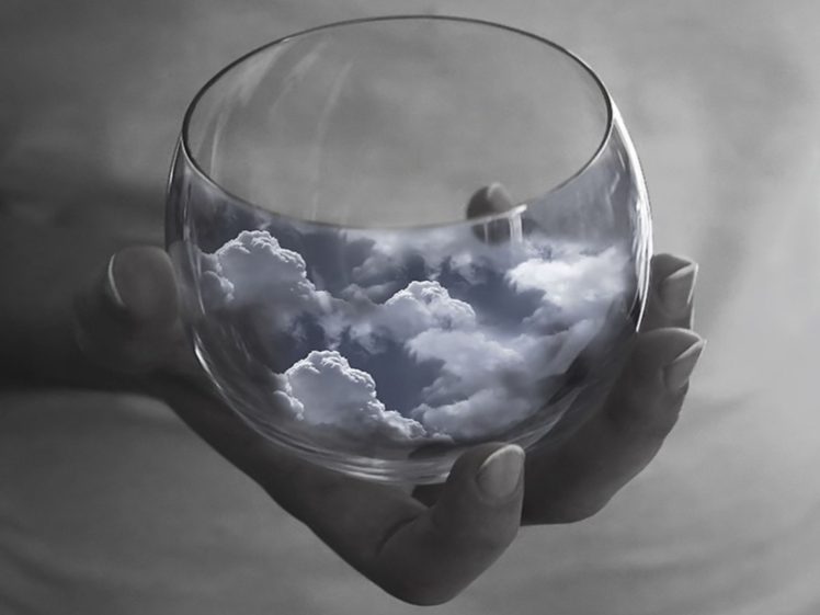 clouds, Cups HD Wallpaper Desktop Background