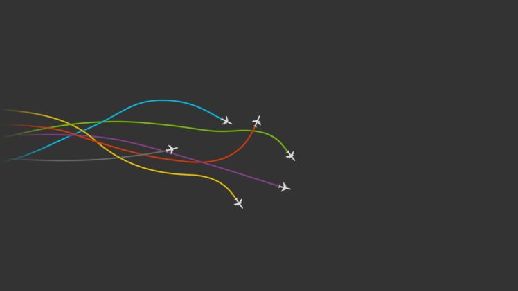 aircraft, Minimalistic, Gray, Planes, Simple, Colors HD Wallpaper Desktop Background