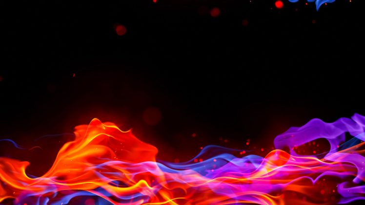 abstract, Flames, Multicolor HD Wallpaper Desktop Background