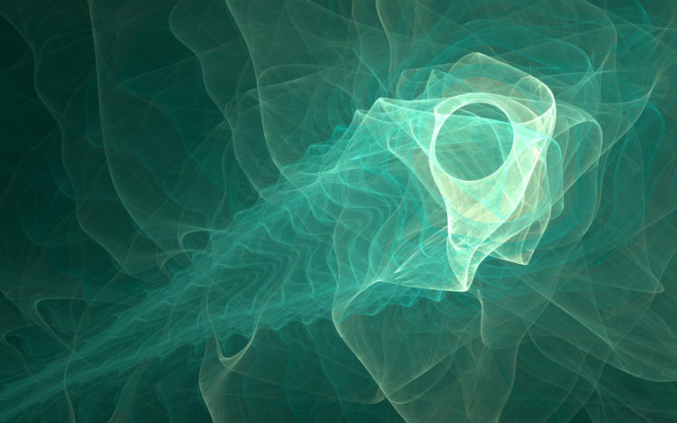 fractal, Green, Smoke HD Wallpaper Desktop Background