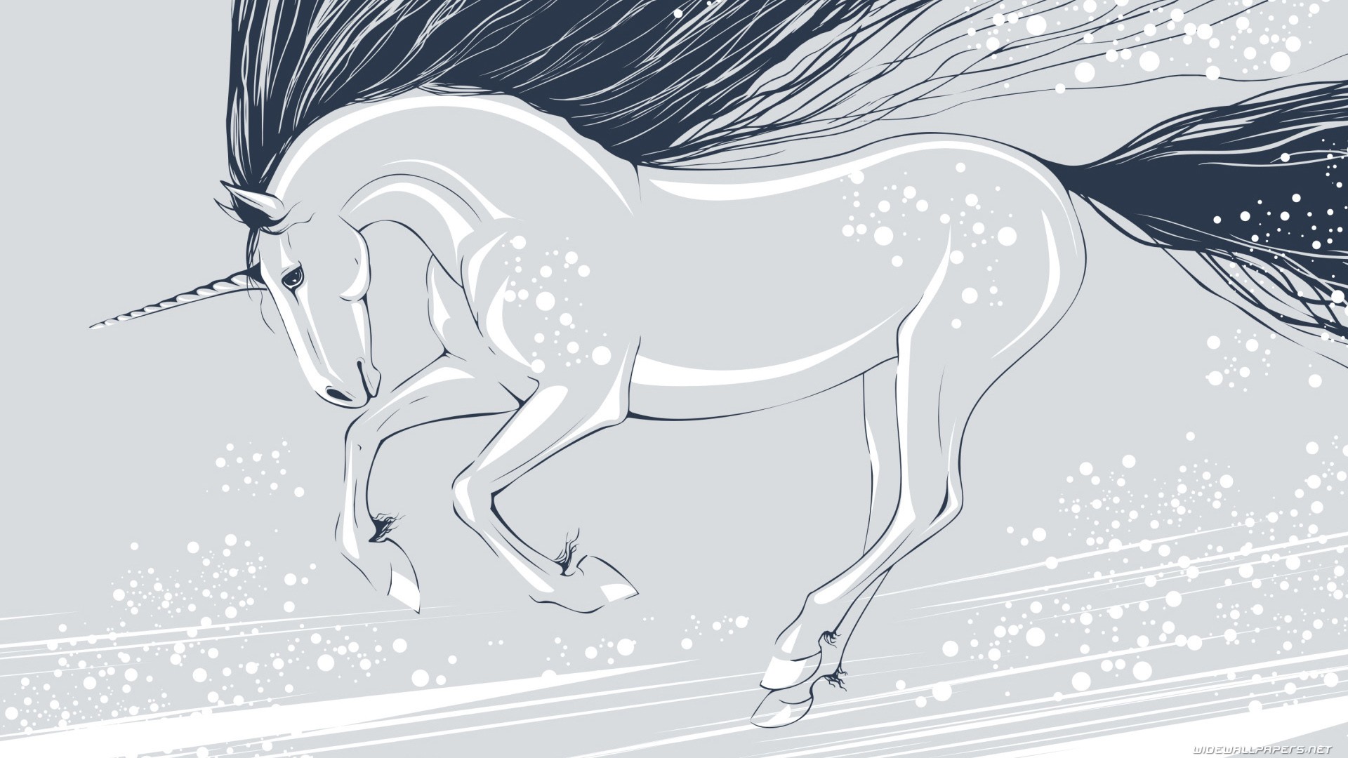 horses, Artwork Wallpaper