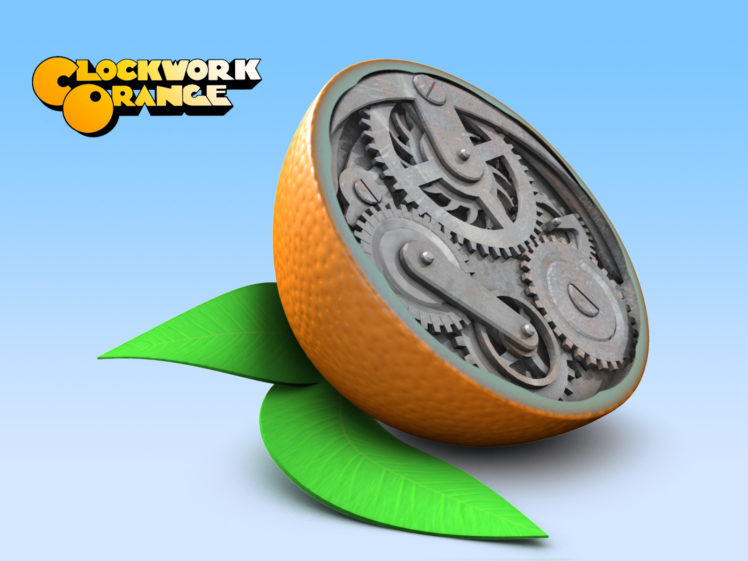 clockwork, Orange HD Wallpaper Desktop Background