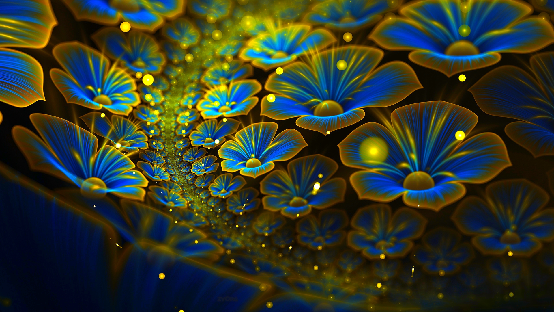 abstract, Fractal, Cg, Digital art, 3d, Color Wallpaper