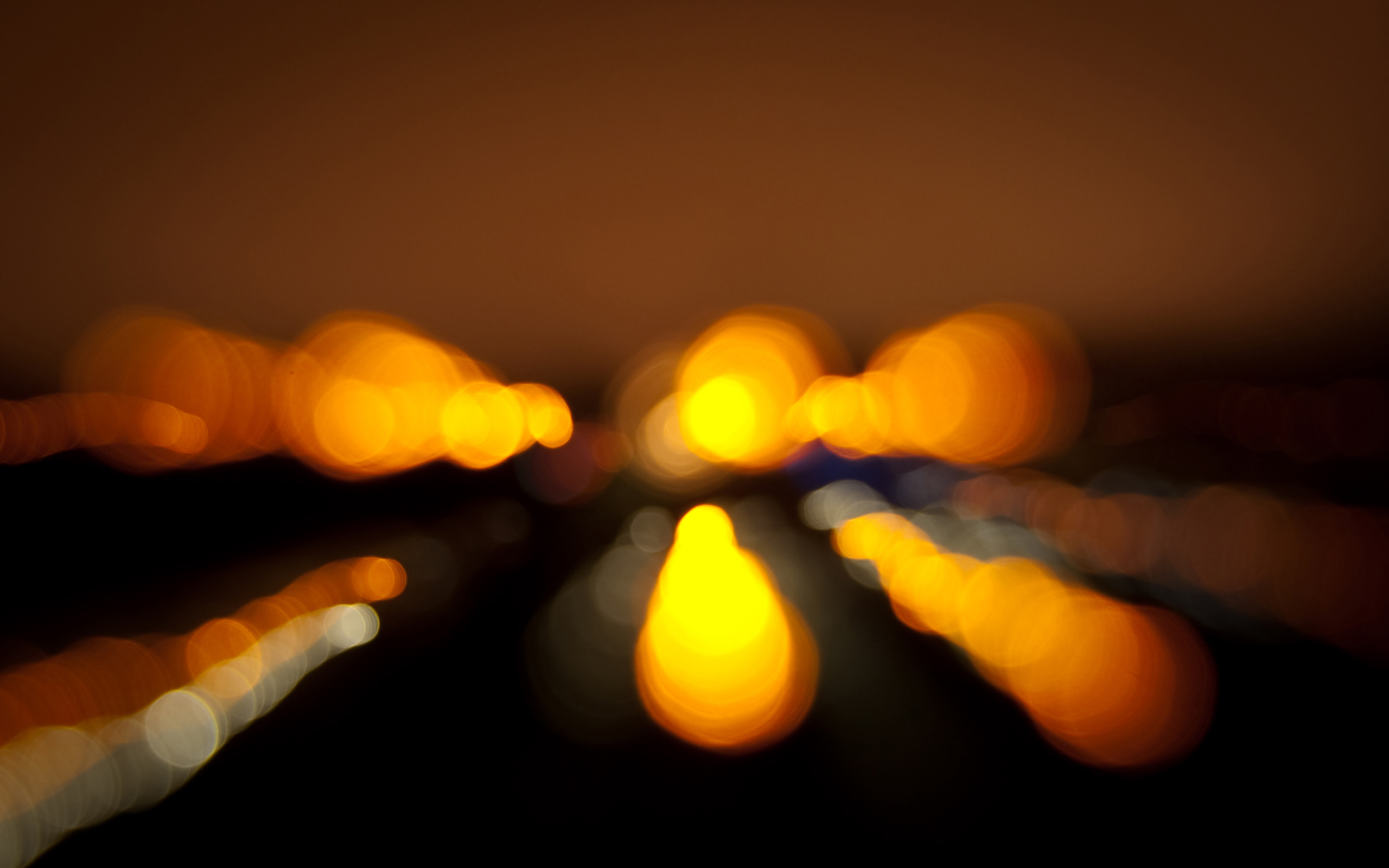 lights, Bokeh, Blurred Wallpaper