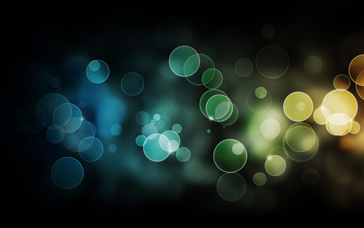 abstract, Bubbles, Bokeh HD Wallpaper Desktop Background