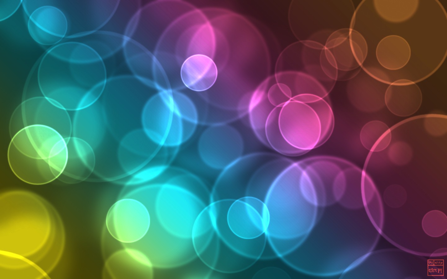 bubbles, Rainbows Wallpaper
