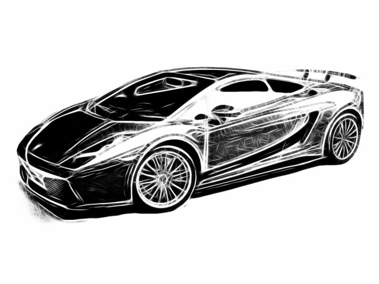 cars, Fractalius, Lamborghini, Vehicles HD Wallpaper Desktop Background