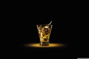 martini, Gold wallpaper 2560×1600