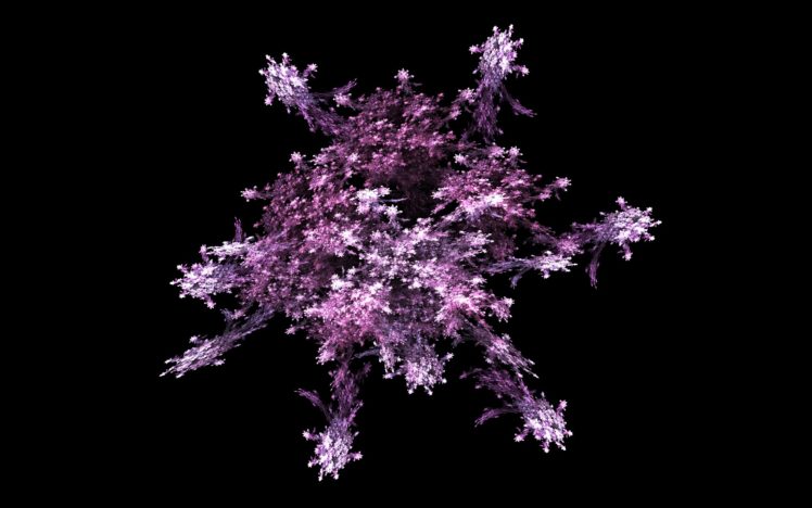 fractals, Purple HD Wallpaper Desktop Background