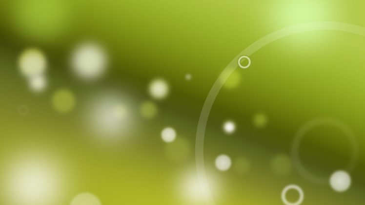 green, Circles, Digital, Art, Depth, Of, Field, Green, Background HD Wallpaper Desktop Background