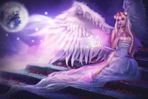 serenity, Donatella drago, Anime, Games, Fantasy, Angels, Wings, Magical