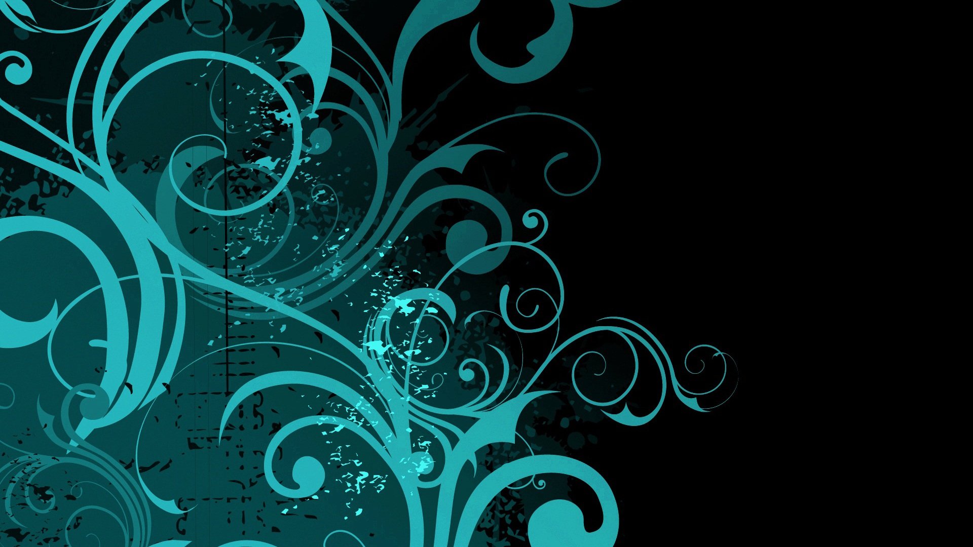 abstract, Floral Wallpaper