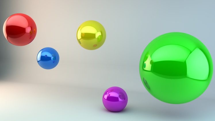 abstract, Shiny, Balls HD Wallpaper Desktop Background