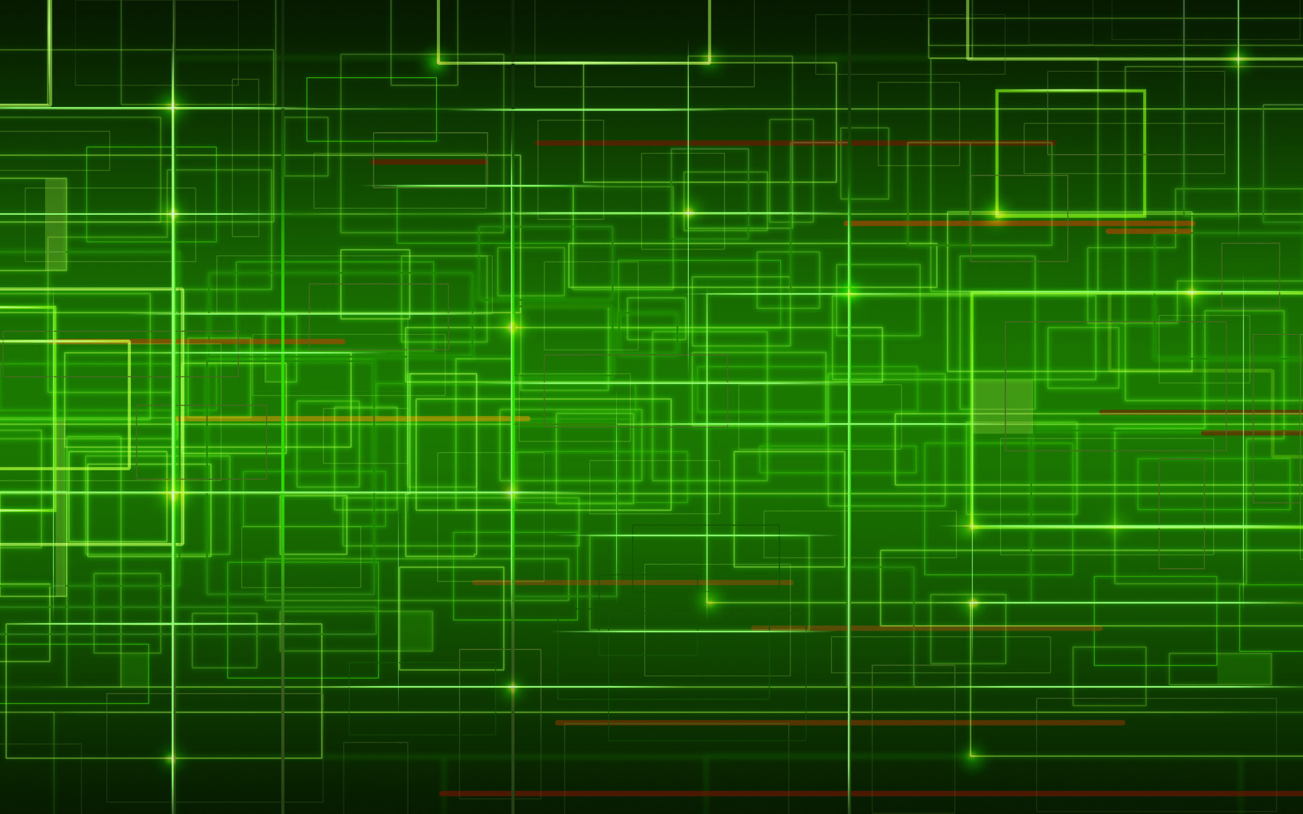 network, In, Green Wallpaper
