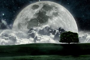 landscapes, Night, Moon