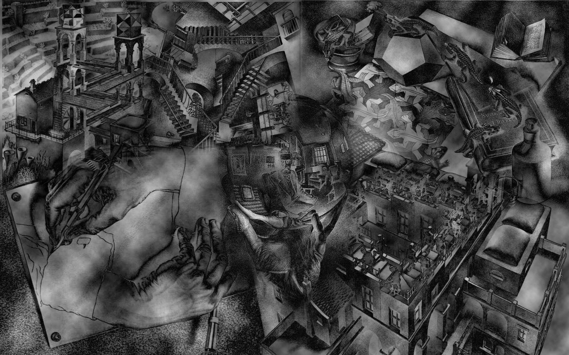 mc, Escher Wallpaper