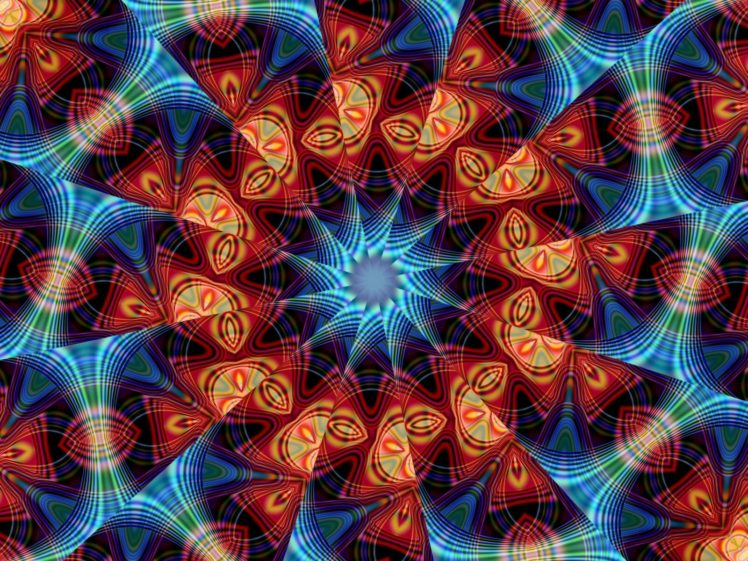 abstract, Fractals, Psychedelic HD Wallpaper Desktop Background
