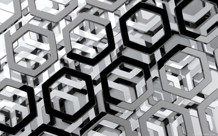 abstract, Hexagon HD Wallpaper Desktop Background