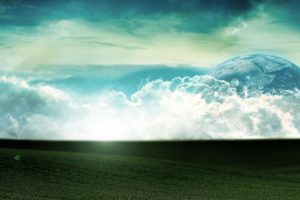 clouds, Landscapes, Grass, Earth