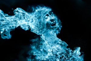 flames, Smoke, Faces, Black, Background