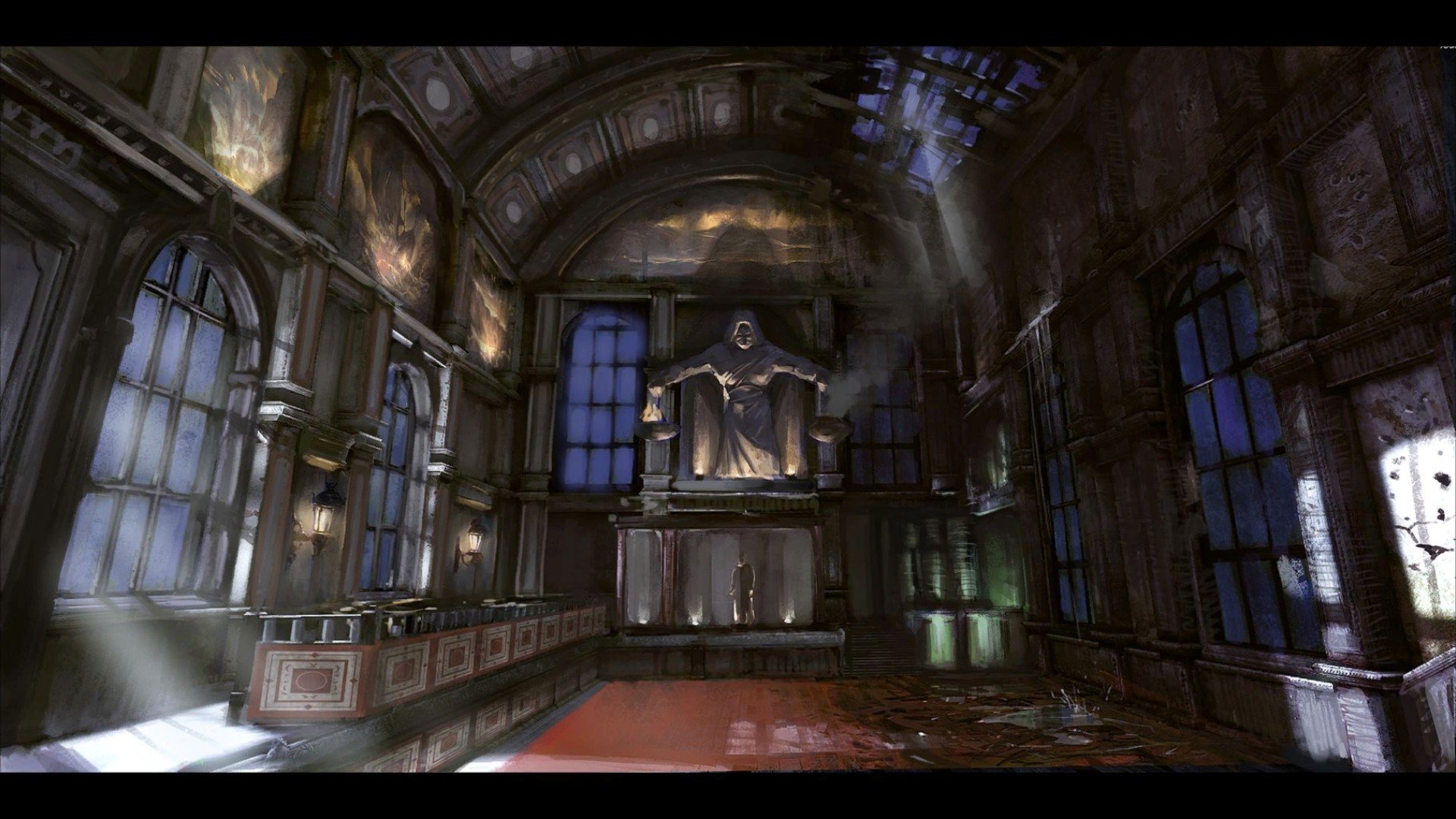 artwork, Temples Wallpaper