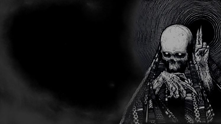 dark, Horror, Skeleton, Skull, Occult, Evil HD Wallpaper Desktop Background