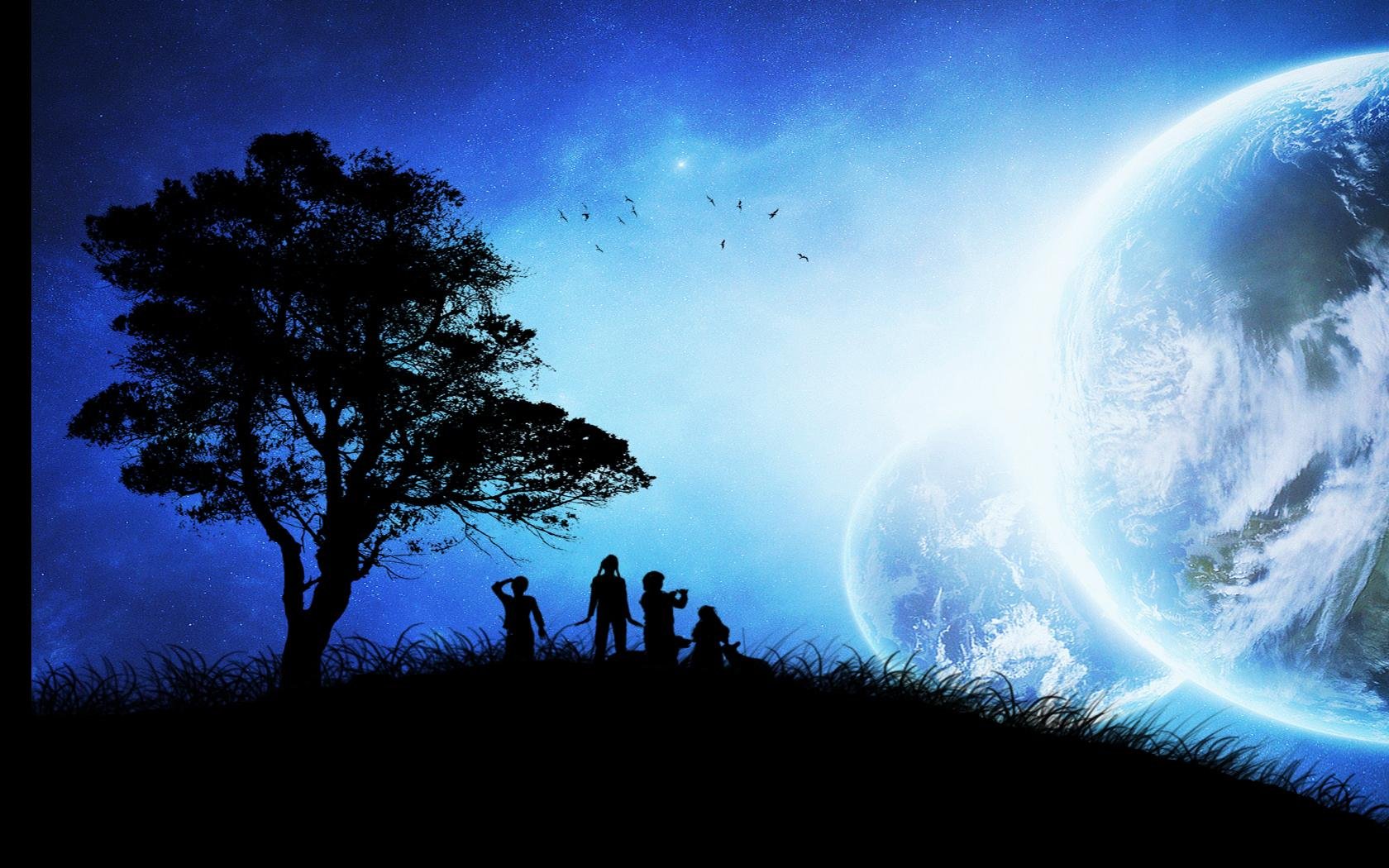 silhouettes Wallpaper