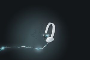 light, Headphones, Glow