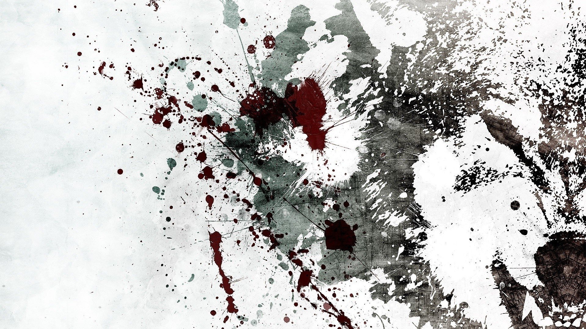 abstract, Monochrome, White, Background, Alex, Cherry, Wolves Wallpaper