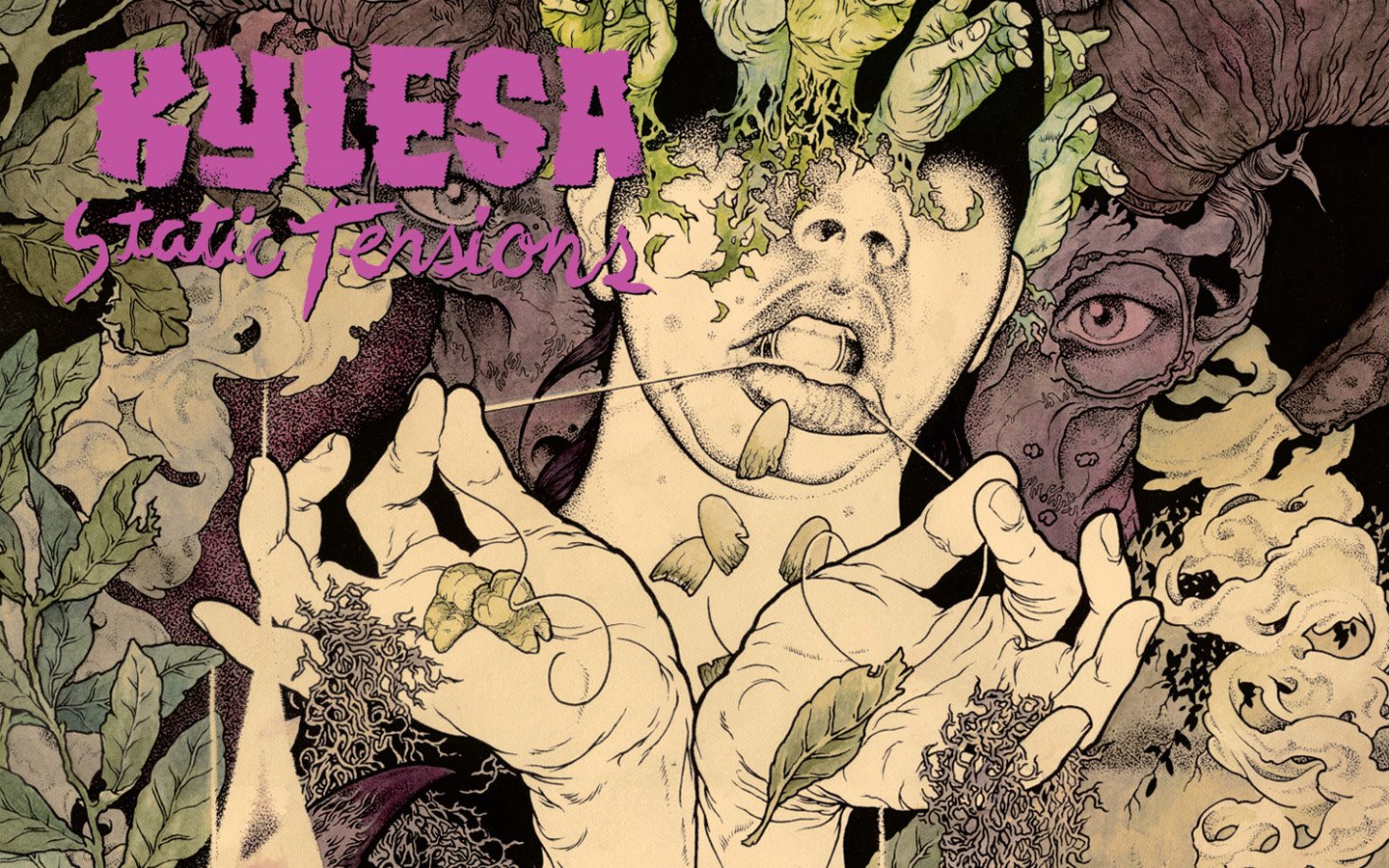 leaves, Smoke, Hands, Weird, Kylesa Wallpaper