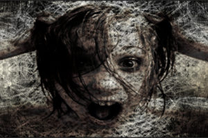 dark, Gothic, Horror, Scream, Creepy, Spooky, Face, Eyes, Girl