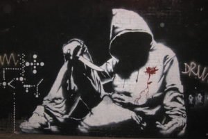 dark, Anarchy, Graffiti, Hood, Weapons, Knife, Art, Urban