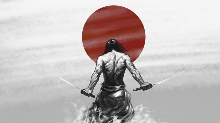 samurai, Fantasy HD Wallpaper Desktop Background