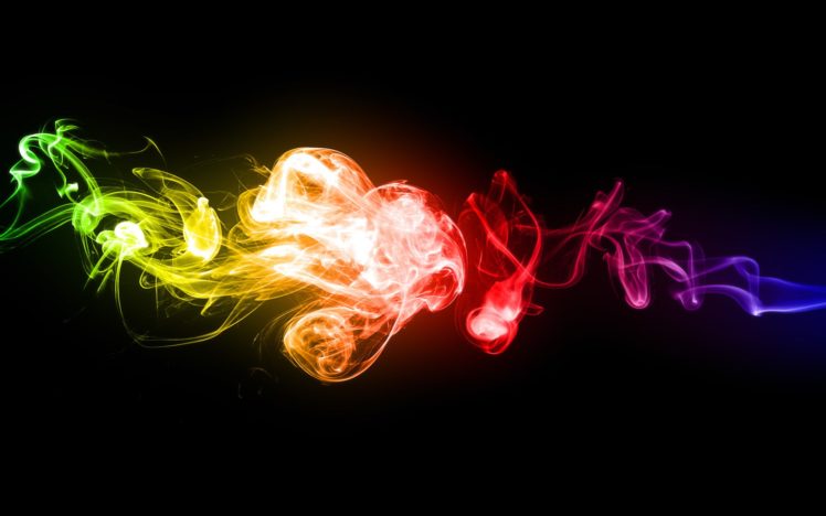 smoke, Rainbows HD Wallpaper Desktop Background