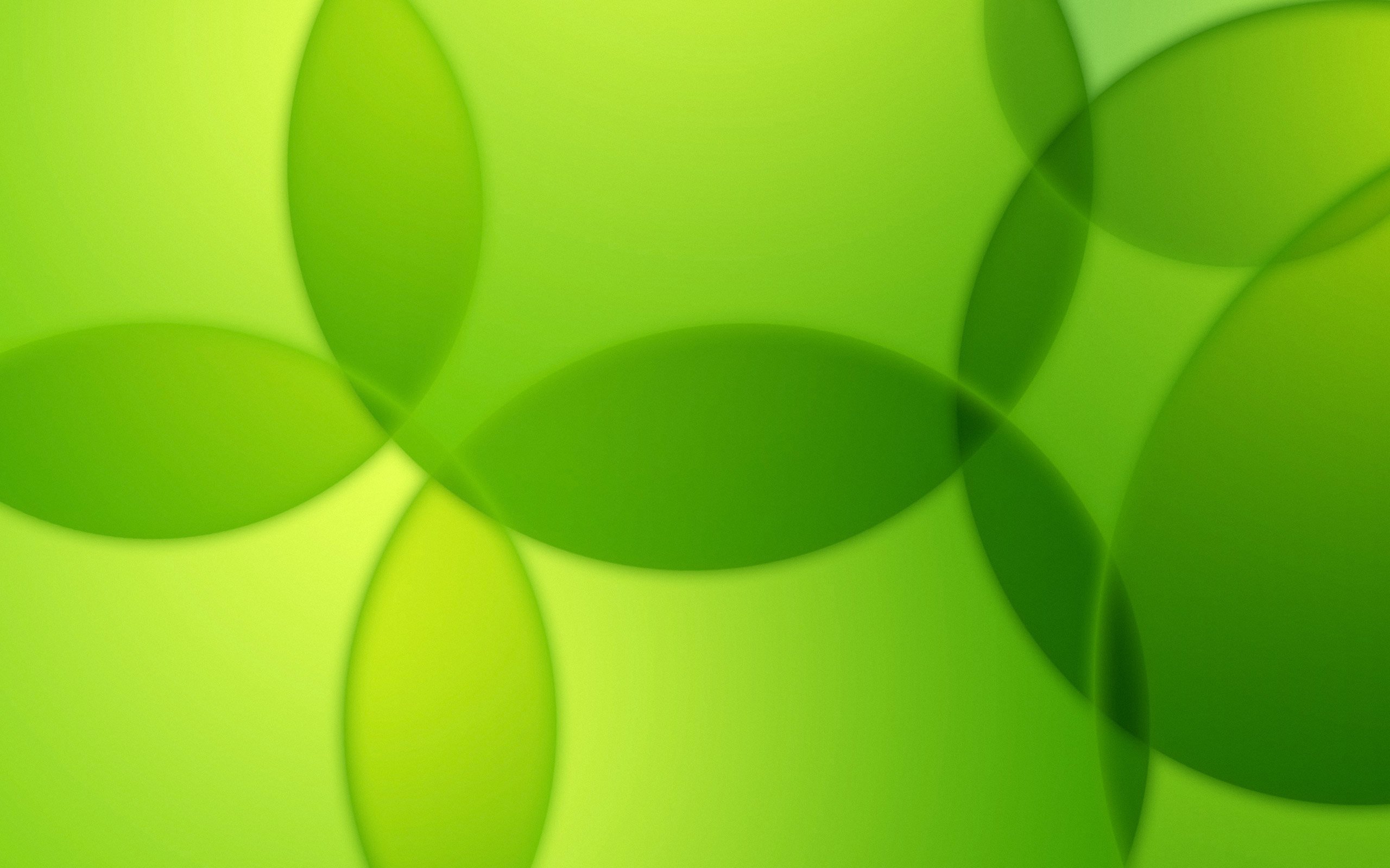green, Abstract, Bubbles Wallpaper