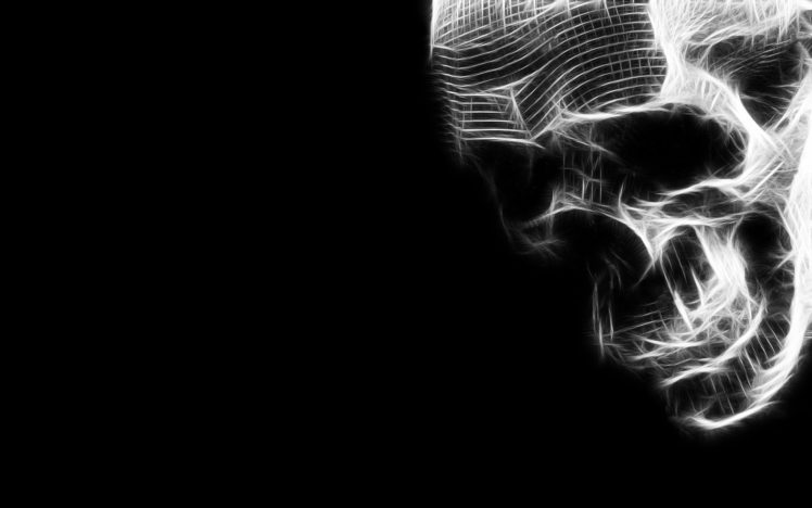 skulls, Fractalius HD Wallpaper Desktop Background