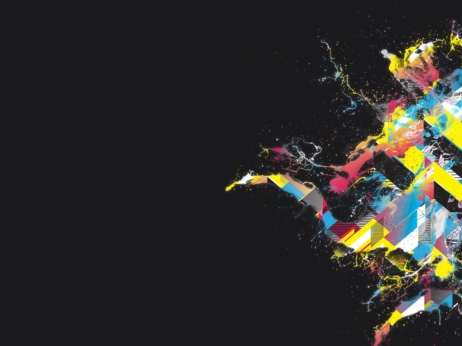 retro, Splashes Wallpaper