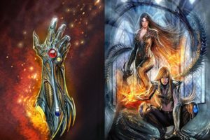 witchblade, Comics, Art, Sci, Fi, Fantasy, Women, Magic, Fire