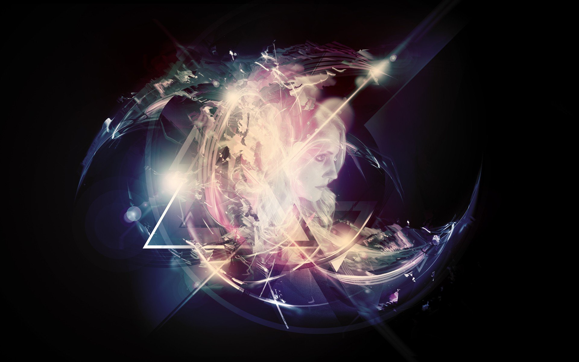 abstract, Depthcore, Photo, Manipulation, Widescreen, Endeffect, Precurser Wallpaper