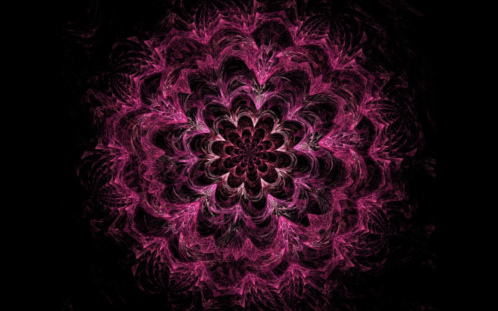abstract, Flowers, Pink, Fractals Wallpaper