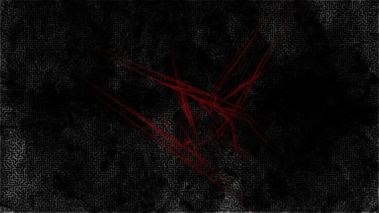 abstract, Black, Red, Labyrinth HD Wallpaper Desktop Background