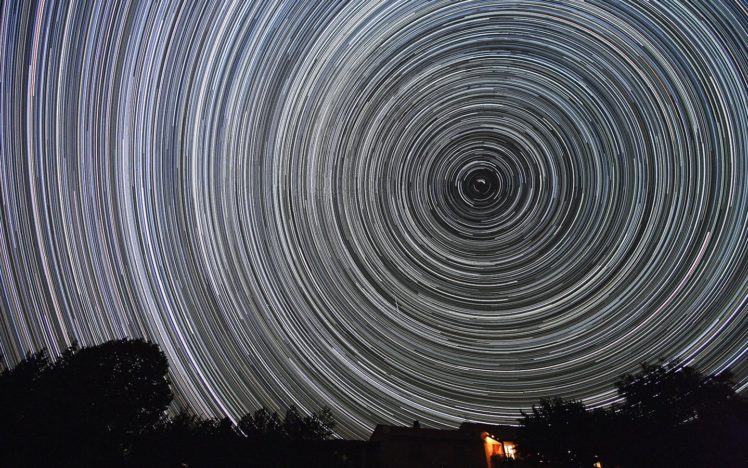 stars, Long, Exposure, Skyscapes, Star, Trails, Time, Lapse HD Wallpaper Desktop Background