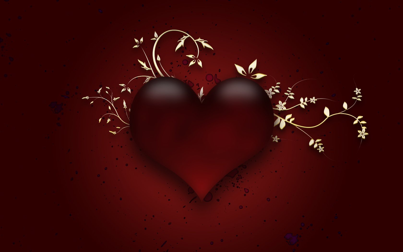 red, Hearts Wallpaper