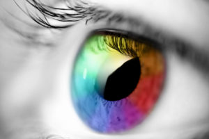 rainbow, Eye