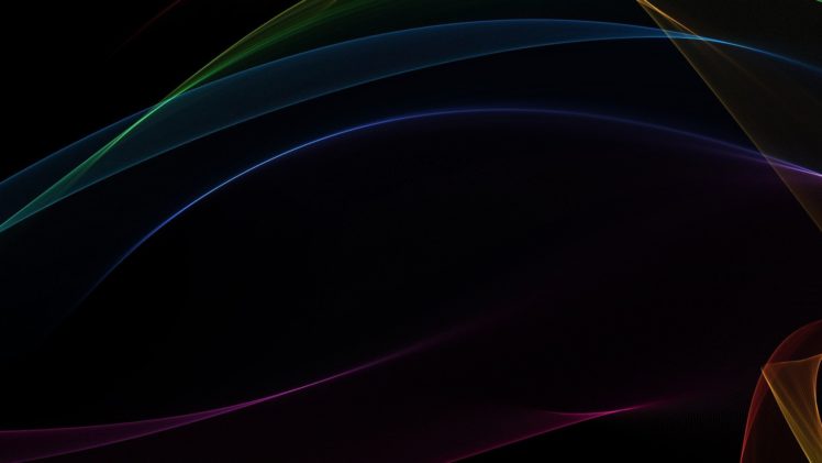 abstract, Black, Minimalistic, Waves, Gradient HD Wallpaper Desktop Background