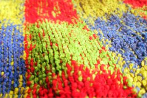 multicolor, Checkered, Macro, Fabrics, Fabric