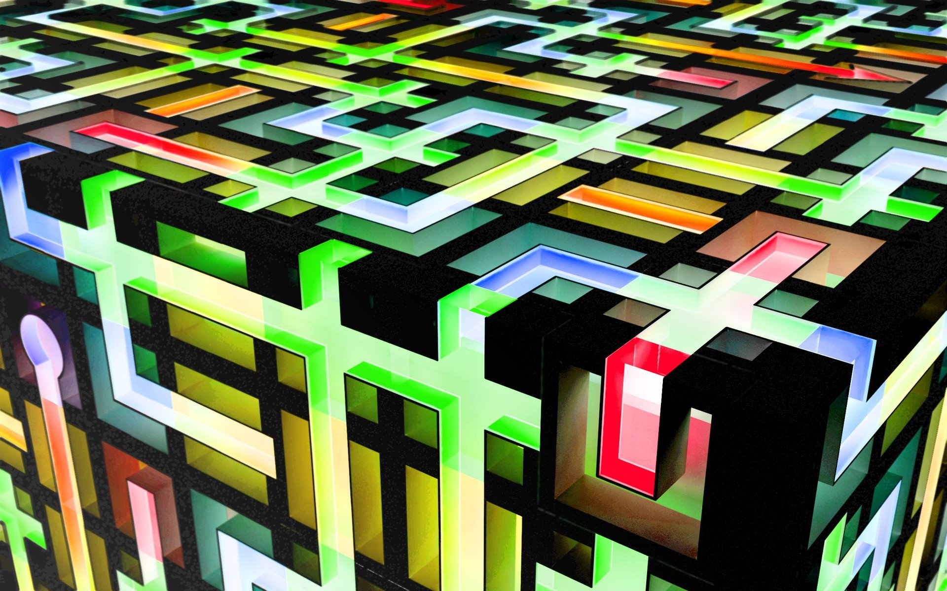 abstract, Cgi, Cubes, Chromatic, Colors, K3, Studio Wallpaper